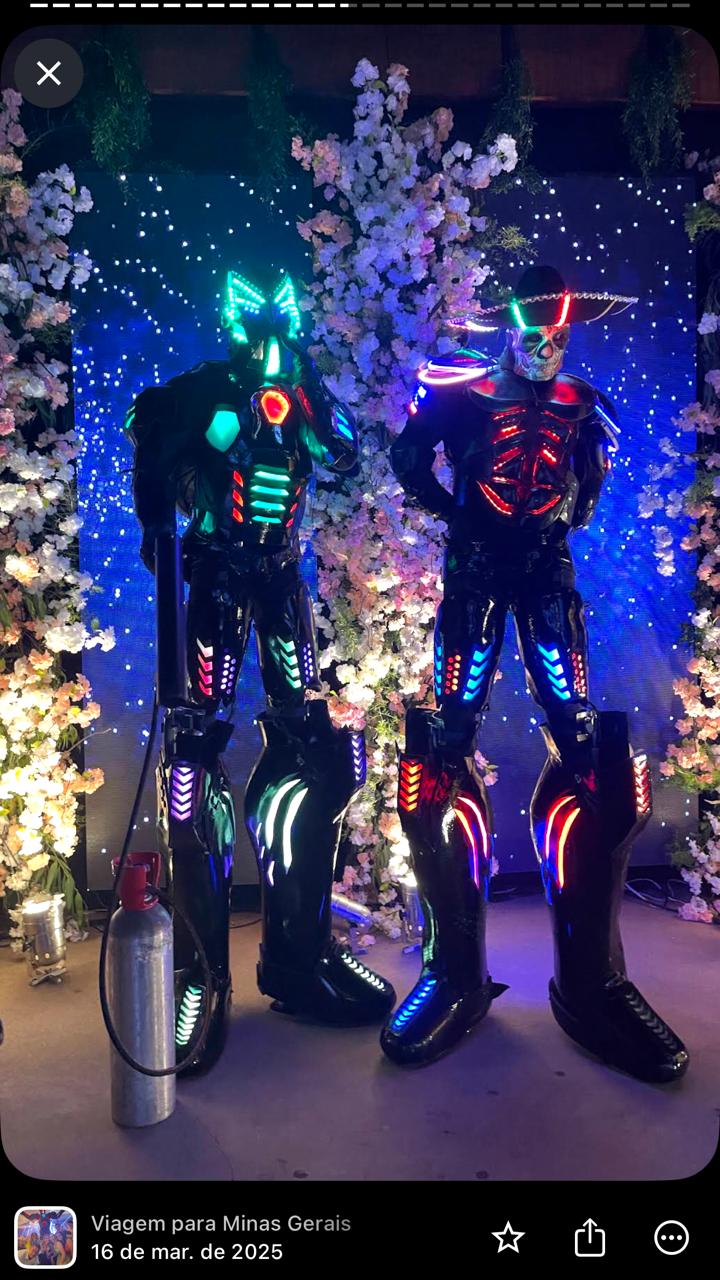 Robô de LED Mandala - Mandala Eventos